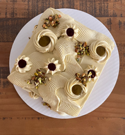 Pistachio Raspberry Cake